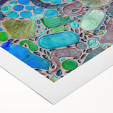 Art deco poster of Cabo San Lucas scenery in muted earth tones on rolled canvas, perfect for dining room wall art.