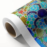 Art deco poster of Cabo San Lucas scenery on rolled canvas, featuring pastel colors, ideal for nursery wall art.