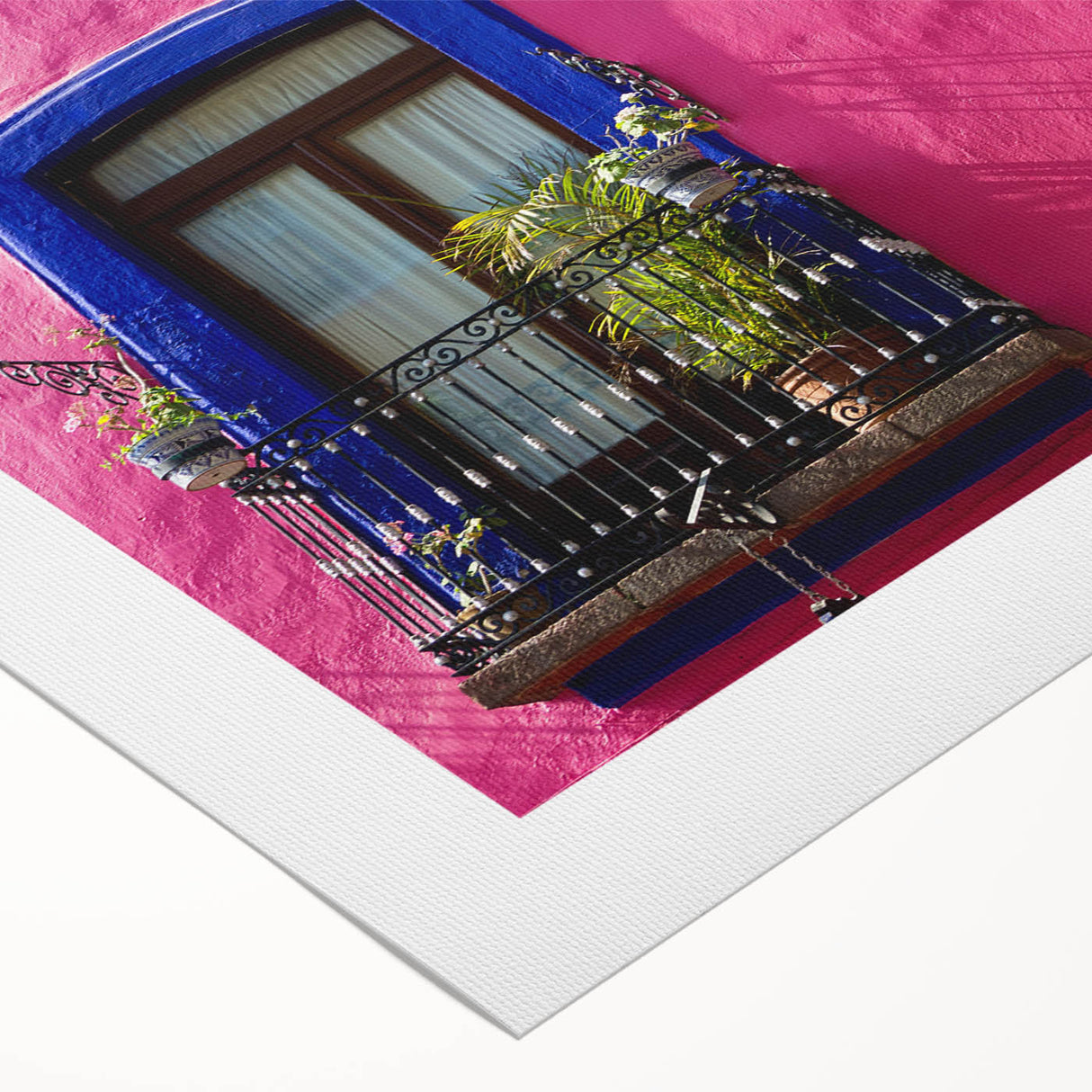 Art deco poster featuring a scenic Oaxaca landscape in muted earth tones on rolled canvas, suitable for dining room decor.