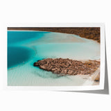 Extra large rolled print featuring a scenic Quintana Roo landscape with vibrant green and blue tones.