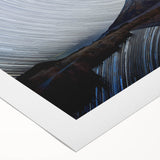 Art deco poster of Taranaki, New Zealand, in muted earth tones on rolled canvas, suitable for dining room wall art.