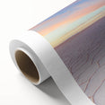 Art deco poster of Bolivia scenery in pastel shades on rolled canvas, ideal for nursery wall art.