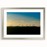 Textured abstract art print of Brazilian scenery in muted earth tones on a framed silver canvas, suitable for bedroom decor.
