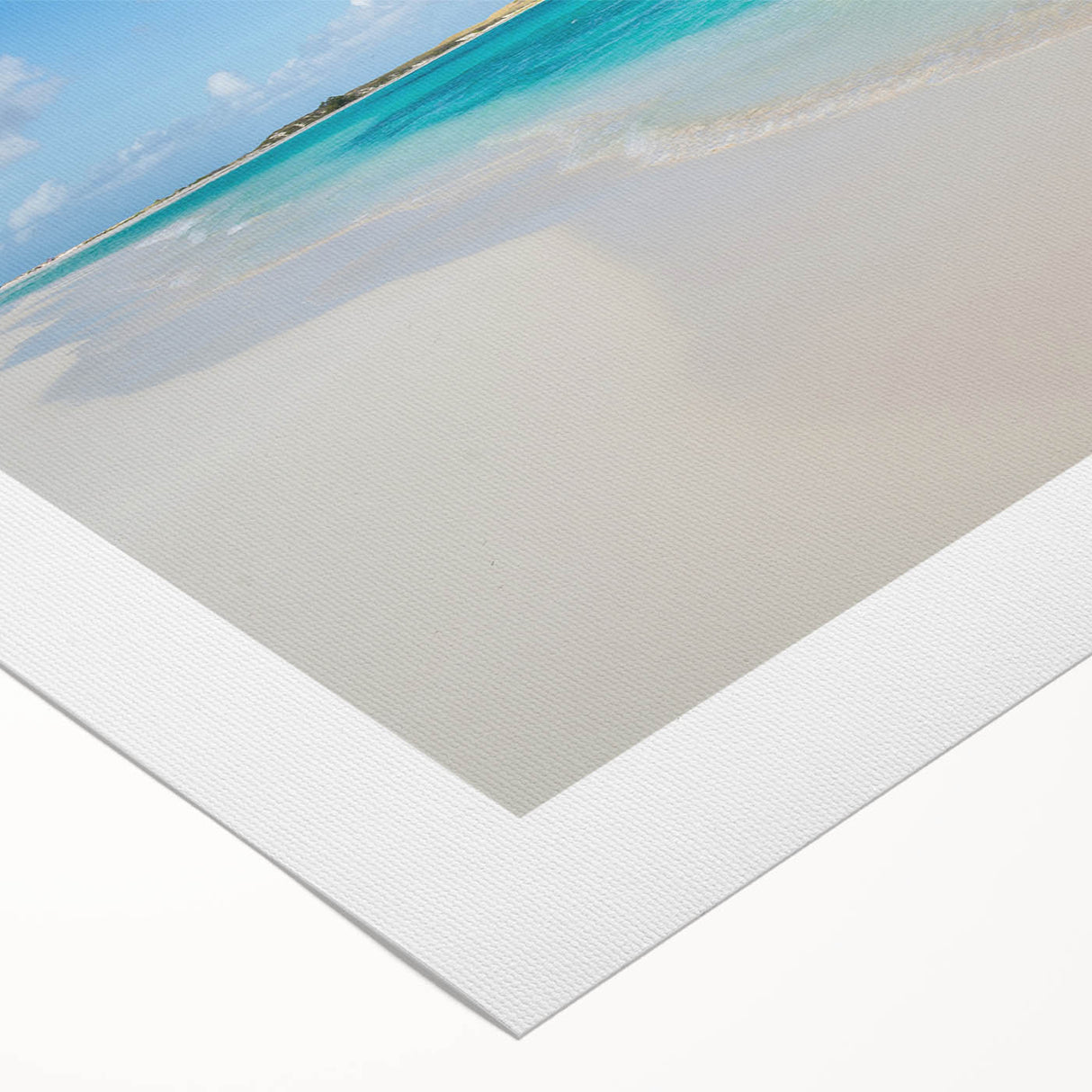 Art deco poster of a vibrant Venezuelan landscape on rolled canvas, suitable for dining room decor.