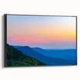 Black and white landscape art painting of an Alabama scenery on framed canvas, suitable for bedroom decor.