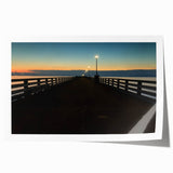 Rolled print of Berkeley, California scenery in soft pastel hues, ideal for art wall dining room decor.