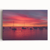 Black and white stretched canvas of Catalina Island scenery, ideal for kitchen art.