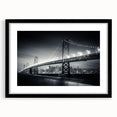 Colorful abstract art print of San Francisco skyline with vibrant hues on a large framed canvas, ideal for living room decor.