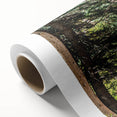 Art deco poster of Vail, Colorado, with muted blue and white tones on rolled canvas, ideal for nursery wall art.