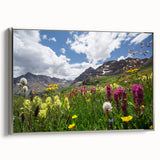 Landscape art painting of Aspen, Colorado in vibrant autumn colors on a framed canvas, ideal for living room decor.