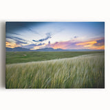 Monochrome photograph of Boulder, Colorado on large stretched canvas, suitable as kitchen wall art.