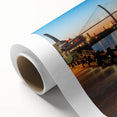 Art deco poster of Savannah, Georgia with pastel shades on rolled canvas, ideal for nursery wall art.