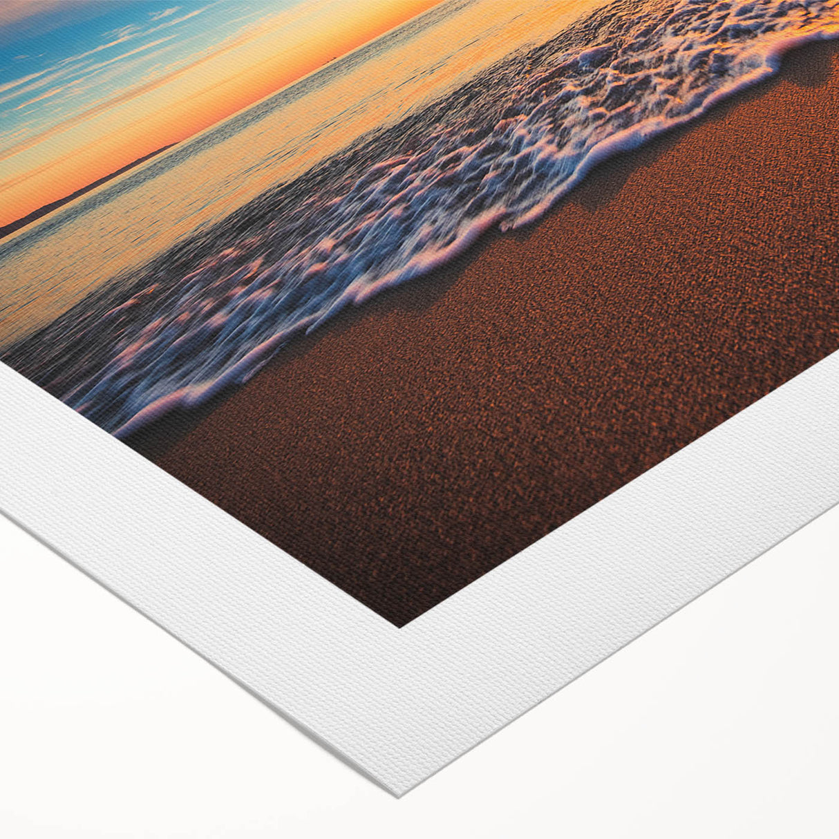 Art deco poster of Oahu scenery, featuring pastel shades on rolled canvas, suitable for dining room wall art.