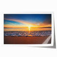 Rolled print of Oahu, Hawaii scenery with lush greenery and ocean view, in vibrant colors, ideal for art wall dining room.