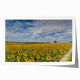 Rolled print of a Kansas landscape with soft pastel shades on canvas, suitable for dining room wall art.