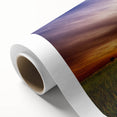 Art Deco style poster of Maine scenery in pastel shades on rolled canvas, suitable for nursery wall art.