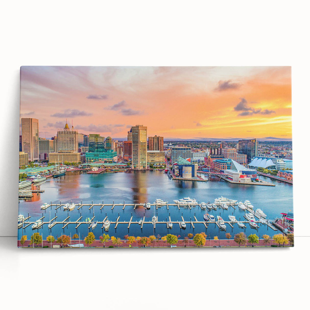 Black and white photograph of Annapolis, Maryland on stretched canvas, ideal for kitchen wall art or bedroom ambiance.