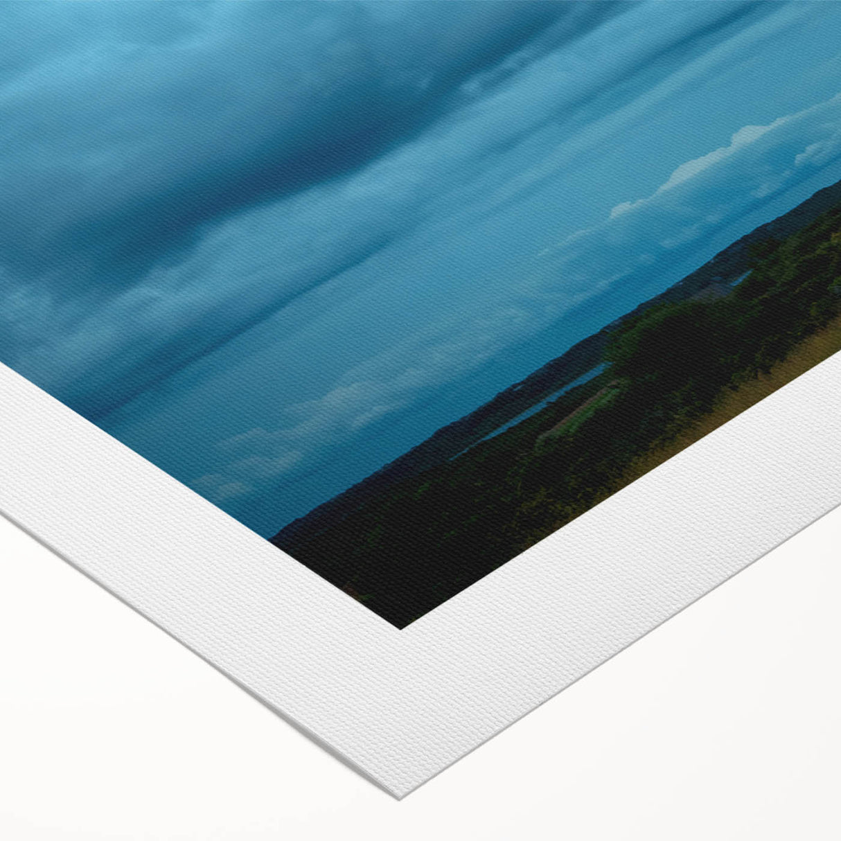Art deco poster of Nantucket scenery in pastel shades on rolled canvas, suitable for dining room wall art.