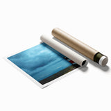 Extra large rolled print of Nantucket scenery with floral motifs in muted tones, ideal for classy bathroom wall art.