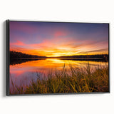 Black and white framed canvas depicting a vintage Mississippi landscape, ideal for bedroom wall decor.