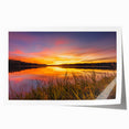 Mississippi scenery art on rolled print featuring delicate floral elements in soft pastel colors, ideal for dining room wall.