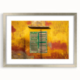 Textured abstract art print of St. Louis skyline in muted gray tones, framed in silver, ideal for bedroom wall decor.