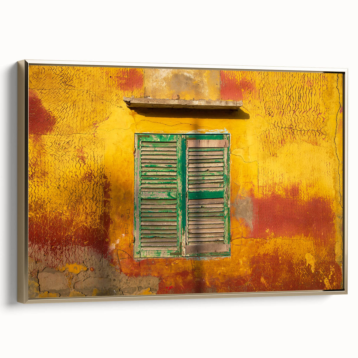 Framed canvas wall art featuring a vintage-style landscape of the St.