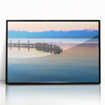 Large abstract wall art featuring a Montana landscape in muted earth tones on a framed acrylic.
