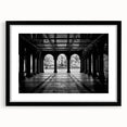 Abstract art print of Central Park in vibrant colors on a large framed canvas, ideal for living room decor.
