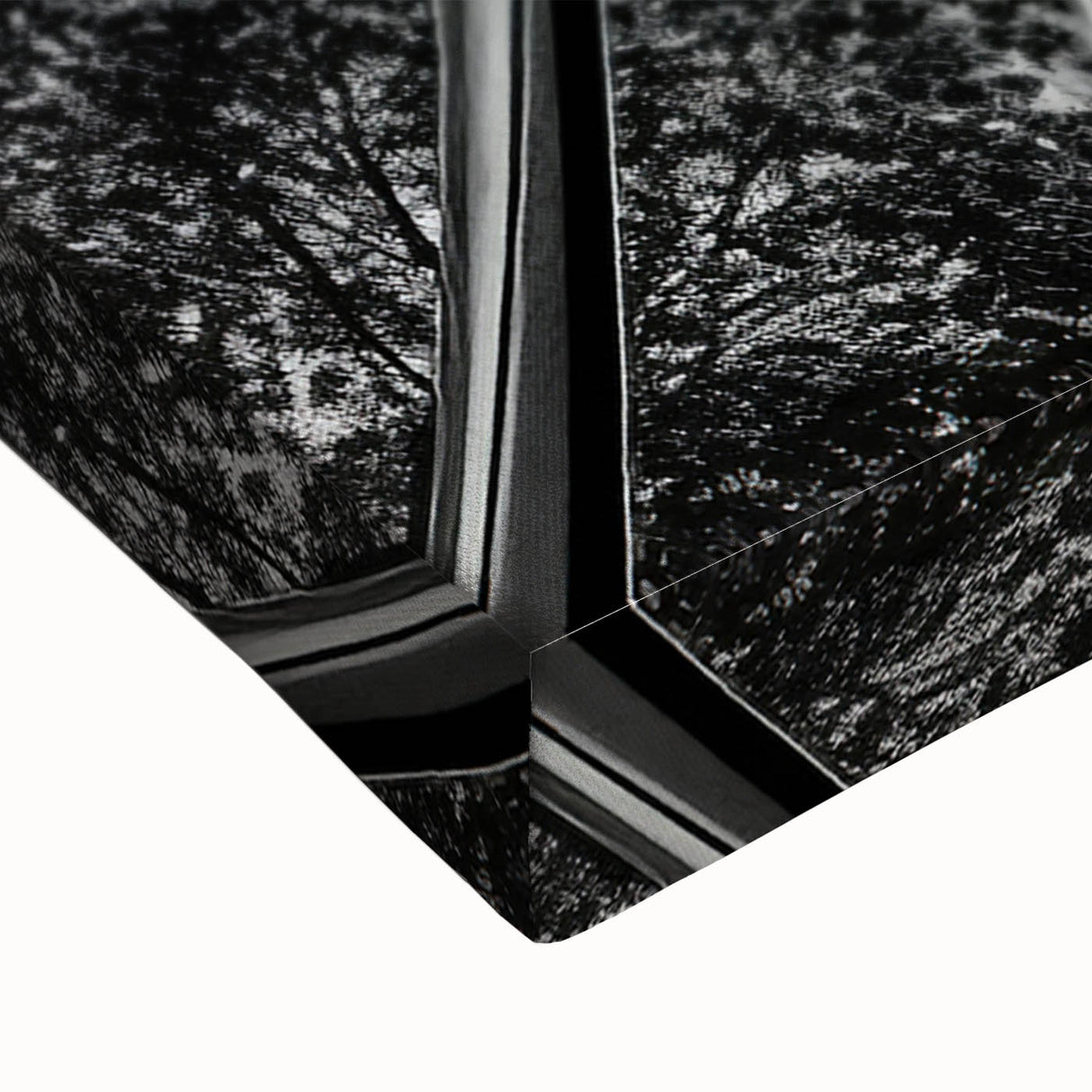 Black and white large art canvas of the New York City skyline, ideal for bedroom wall decor.