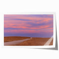 Oklahoma scenery on a rolled canvas print featuring vibrant green and blue tones, ideal for art wall dining room.