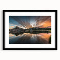Abstract art print of South Dakota scenery in vibrant colors on a textured, extra large canvas.