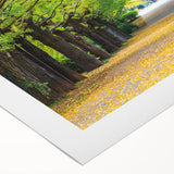 Art Deco poster of Virginia scenery on rolled canvas, with muted earth tones, ideal for dining room wall art.