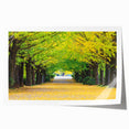 Rolled print of Virginia scenery with floral motifs in soft pastel shades, ideal for art wall dining room.