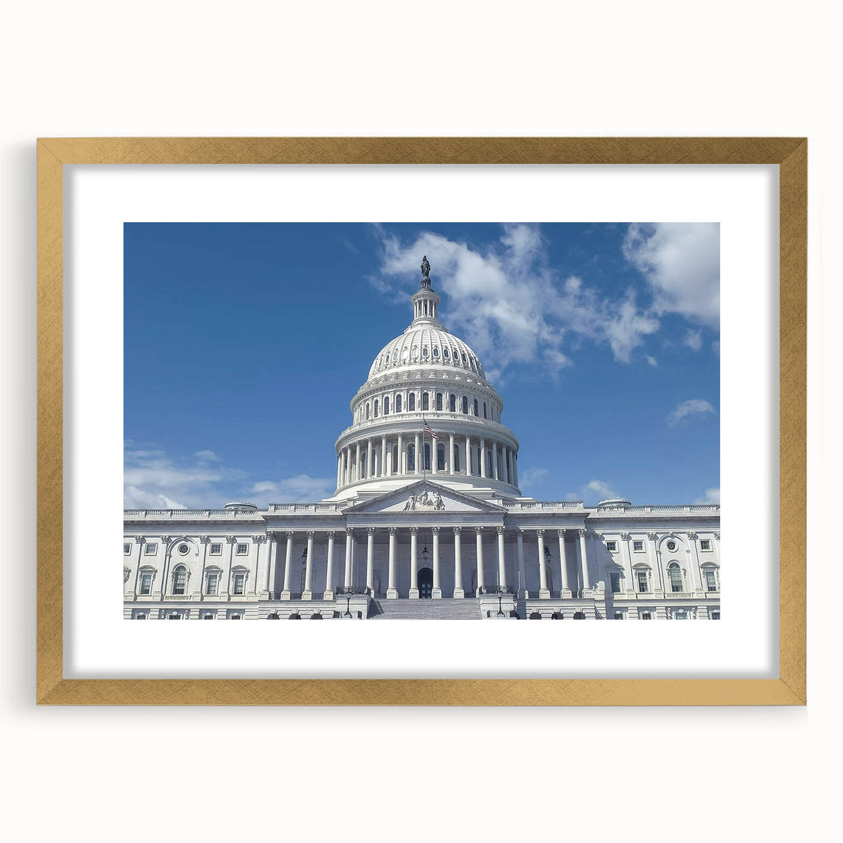Extra large abstract art print of Washington D.C.