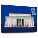 Acrylic print of Lincoln Memorial and Washington D.C.