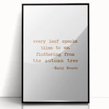 Large abstract wall art featuring autumnal shades in a mid-century modernist style, framed in black acrylic.