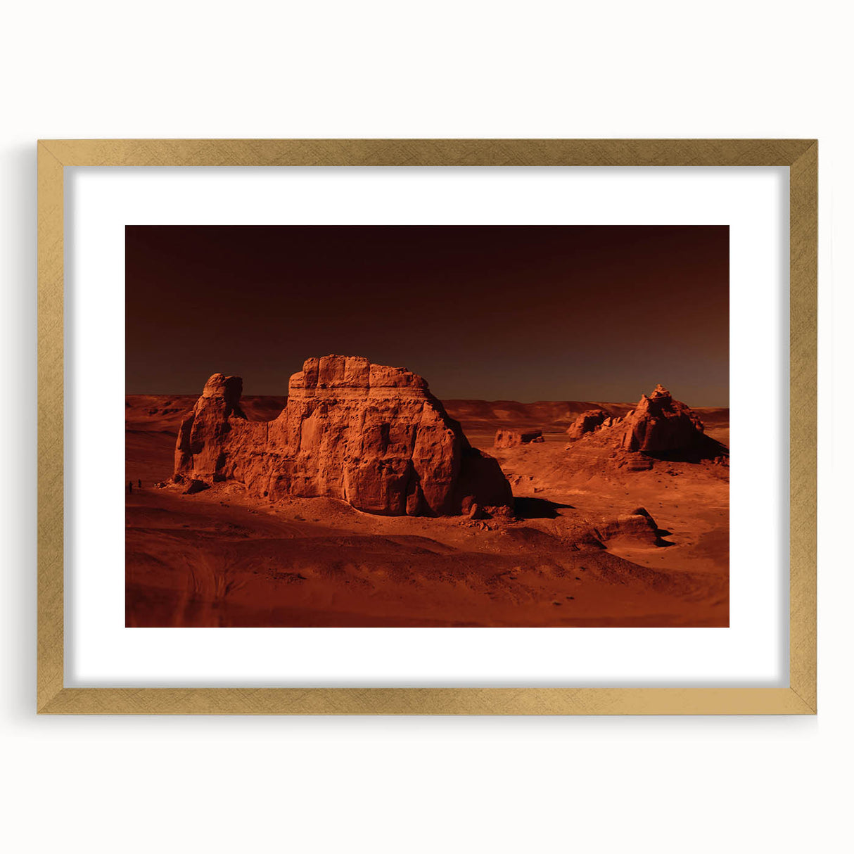Mars Landscape Wall Art - NASA Space Exploration Canvas Print