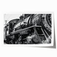 Extra large rolled print featuring a vintage floral design in muted colors.