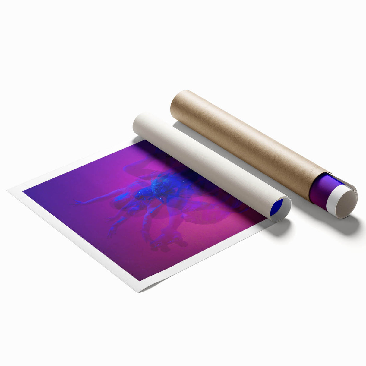 Skater in Motion – Vibrant Expressive Emotive Figure Wall Art