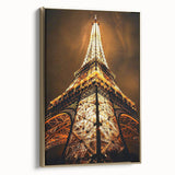 Vintage poster art of a landscape painting on a framed canvas, featuring muted earth tones, ideal for bedroom wall decor.