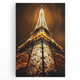 Black and white large architectural print on stretched canvas, suitable for kitchen wall art.