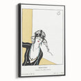 Chic Art Deco Wall Art – Elegant Woman in Stylish Hat and Jewelry