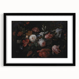 Baroque Art - Opulent Floral Still Life in Rococo Style Wall Art Print