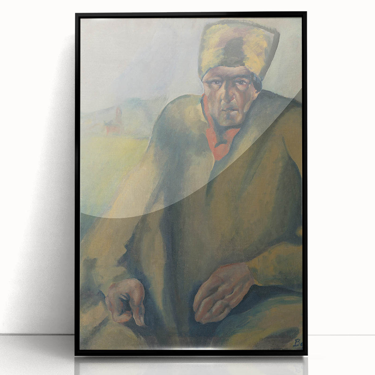 Expressionist Agitator Portrait - Modern Expressionism Wall Art Print