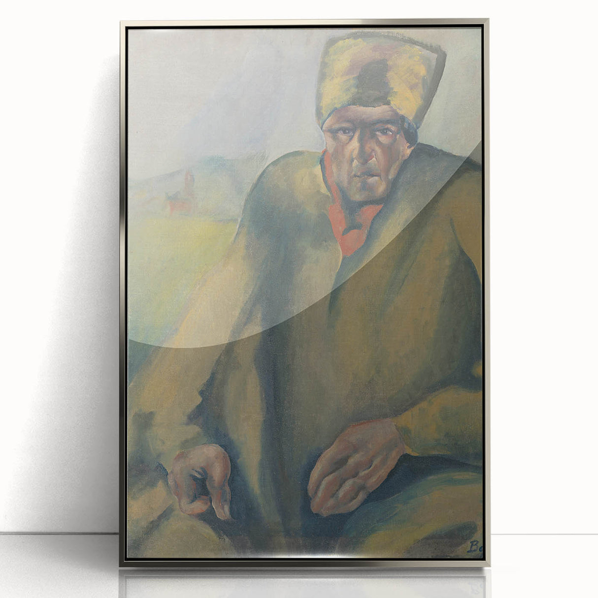 Expressionist Agitator Portrait - Modern Expressionism Wall Art Print