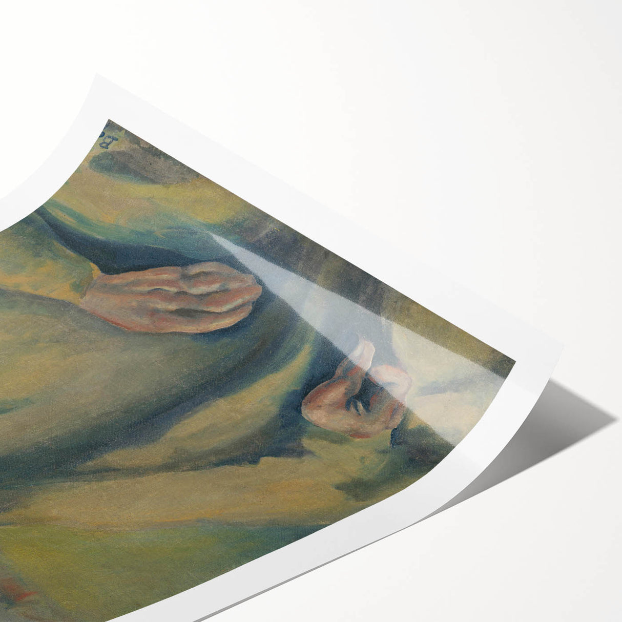 Expressionist Agitator Portrait - Modern Expressionism Wall Art Print