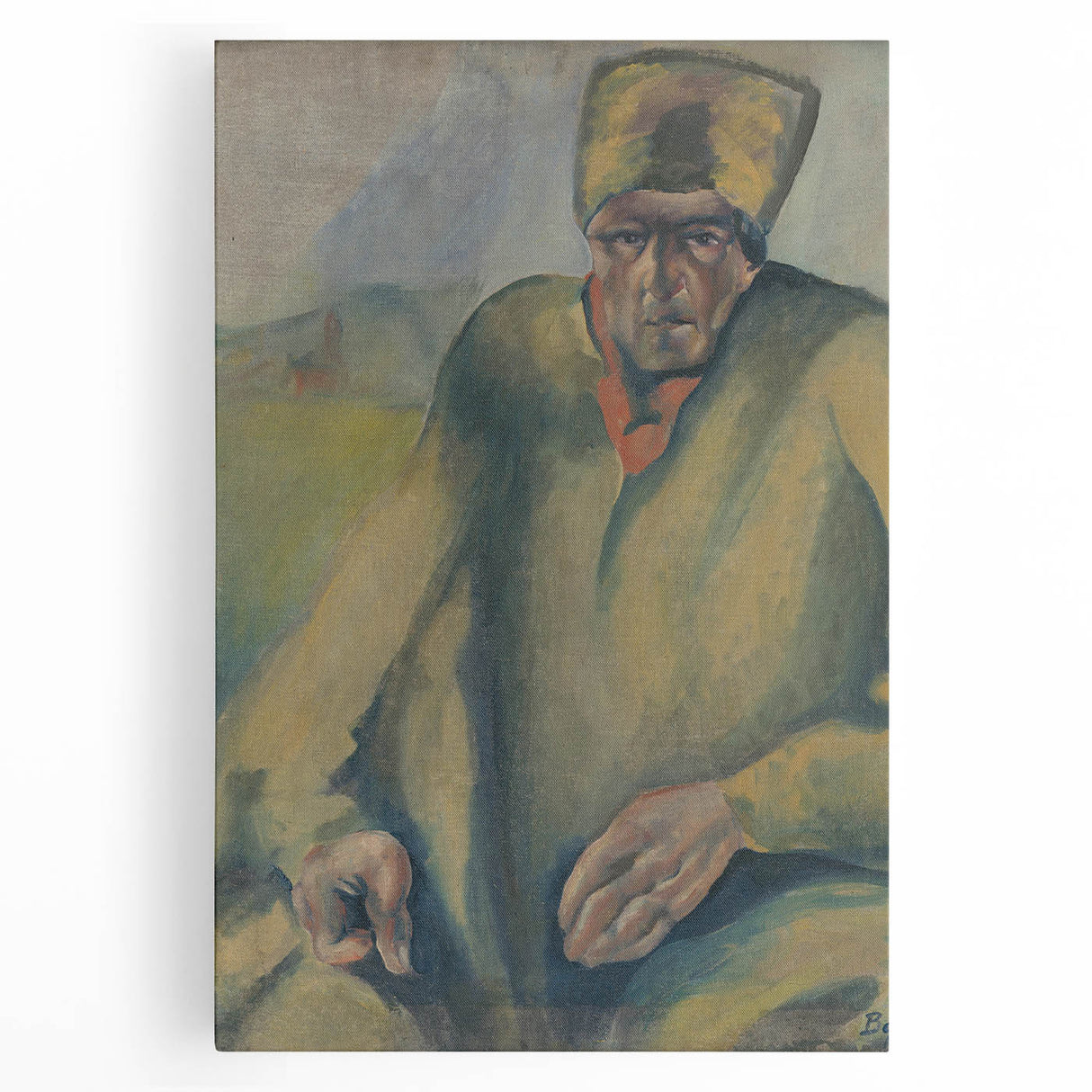 Expressionist Agitator Portrait - Modern Expressionism Wall Art Print