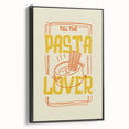 Black and white vintage poster art on framed canvas depicting assorted dishes, ideal for bedroom wall decor.