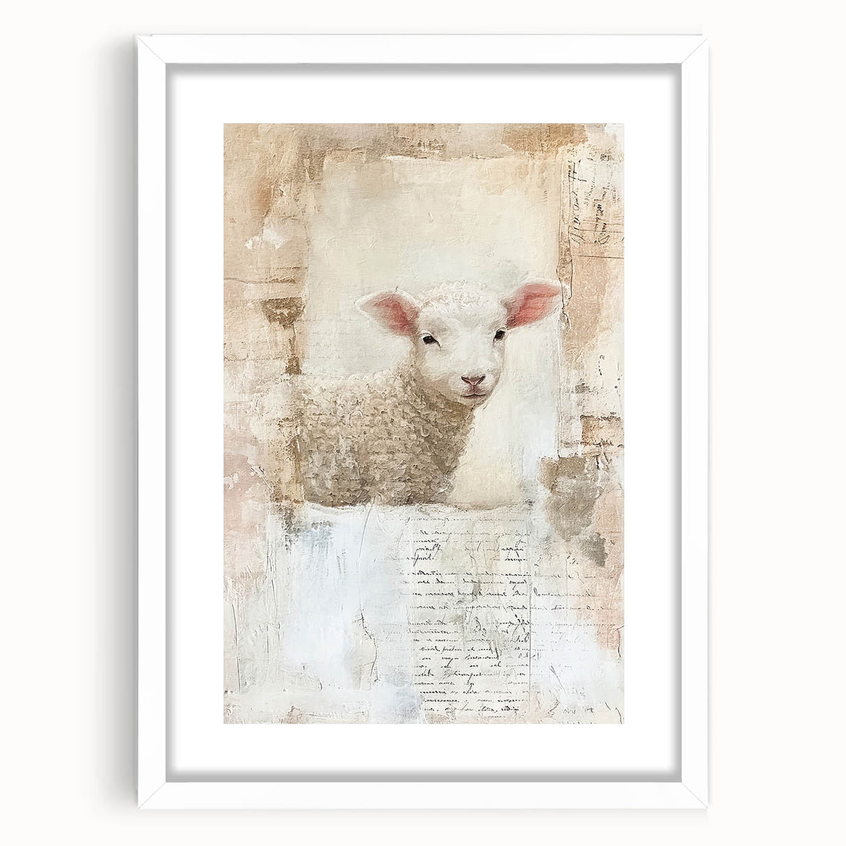 Sweet Lamb - Easter Wall Art, Easter Canvas Prints, Home Decor